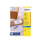 Avery Printable, Customisable Address Mailing Labels, Inkjet Labels, 18 Labels per A4 Sheet, 450 Labels, Quickdry (J8161), White, 25 Sheets