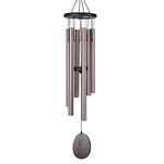 BLESSEDLAND Classic Wind Chimes, 32" Wind Chime, 6 Aluminum Tubes, Outdoor Decor for Garden, Yard, Patio and Home Decoration(Bronze)