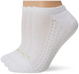 Hue Women's Air Sport 3 Pair Pack No Show Socks, White, One-Size