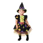 (PKT) (PDBW12) Child Girls Cauldron Cutie Witch Costume (6-12m)