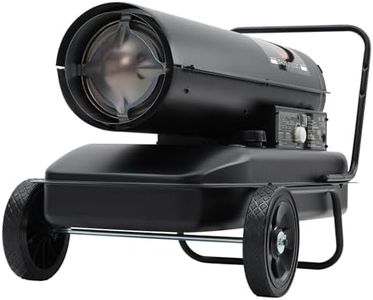 Garvee 215000 BTUs Kerosene/Diesel Forced Air Heater, Kerosene Fan Forced Heater with Thermostat Control for Warehouses, Construction Sites, Workshops, 120V/60Hz