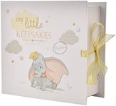 Happy Homewares Magical Beginnings Paper Wrap My Little Keepsakes Keepsake Box 6 Drawers Dumbo - New-Born Baby Memento Box - Officially Licensed