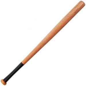 Mazza da Baseball in Legno Naturale 80cm 30" Super Resistente Con Grip Peso Softball Adulti Sport