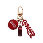 NISCAYA Bottle Cap KeyChain Coke Bottle KeyRing Coke Letter Pendant Key Ring Beverage Bottle Key Holder Friend Gift Women Man Charm Accessories Jewelry