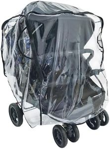 Ezkindheit Parapioggia universale per passeggino doppio/Carrozzina parapolvere antipioggia/accessori per carrozzine