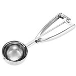 Fayomir Large 4 Tablespoon Cookie Dough Scoop, Size #16, 2 OZ, Stainless Steel, for Making Cookie, Cupcake, Muffin, Melon Ball, Ice Cream