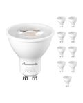 DEWENWILS 10-Pack GU10 LED Dimmable Bulb, 500LM, 5000K Daylight Track Lighting Bulb, 7W(50W Halogen Equivalent) LED Bulbs, UL Listed