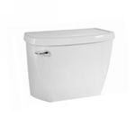 American Standard 4142.100.020 Cadet Flowise Right Height Elongated Pressure Assisted Two Piece Toilet with Bedpan Slots, White 14.25 x 9.00 x 20.50 inches