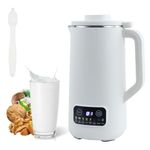 GAESHOW Nut Milk Maker Machine, Oat Milk Maker, 600ML/20 Oz Soy Milk Maker, Multi-Functional Plant Milk Maker, Milky Plant Machine with 10 Blades and Delay Start/Keep Warm/Self-Cleaning