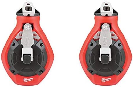 Milwaukee 48-22-3990 100' Fine Line Chalk Reel, 2 Pack