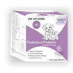 The K9 Store Prebiotics & probiotics for Dogs & Cats - Dog Gut Health Supplement - Dog Diarrhea Medicine - pro Belly for Dogs Gut - Dog Supplement Powder - probiotic for cat - 20 sachets