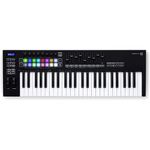 Novation Launchkey 49 [MK3] MIDI Keyboard Controller — Seamless Ableton Live Integration. Chord Mode, Scale Mode, and Arpeggiator. All the software you need for Music Production.