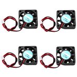 VBESTLIFE 12V Fan for MakerBot 3D Printer, High Speed Fan 12V 7000RPM 6.7CFM, 4 Pieces