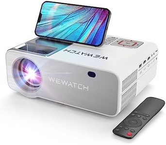 5G WiFi Projector 1080P Full HD WEWATCH 230" Projection Size LED Portable Outdoor Projector with Speaker, Video Projector for Outdoor Movies, Compatible with HDMI, USB, TV Stick,TF,AV,PS5,Smartphone