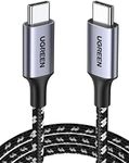 UGREEN USB C to USB C Cable USB 3.1 5Gbps, 60W Type C PD Fast Charging 4K Video Compatible with iPhone 16 Pro Max/15, MacBook Pro, iPad Pro, Galaxy S24/23/Z Fold, Google Pixel 9/8, PS5, Switch, 1M