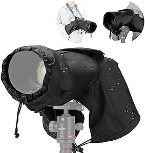 NEEWER Copertura Antipioggia per Fotocamera, Impermeabile in Nylon Resistente di Piccole Dimensioni Compatibile con Canon Sony Nikon DSLR Mirrorless Vlog Camera e Obiettivi Entro 200mm, PB003