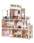 ROBUD Wooden Dollhouse for Kids, Do