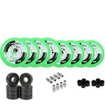 Labeda Shooter Inline Roller Hockey Wheels with Hybrid Ceramic Bearings 76mm/80mm Hilo