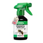 RepellShield Wasp Repellent Spray -250ml- Outdoor Wasp Repellent for Garden, Patio, Doors, Windows & Bins & Sheds - Natural Barrier for BBQ Areas, Balconies, Entry Points & Family Spaces in UK Homes