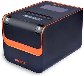 Rongta POS Printer, 80mm Direct Thermal Receipt Printer with Auto Cutter, USB Serial Ethernet Interface, Support Windows/Mac/Linux Cash Drawer, Restaurant Kitchen Printer for ESC/POS (RP332)