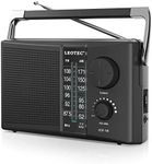 LEOTEC Portable AM FM Radio with Be