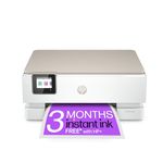 HP ENVY Inspire 7220e All-in-One Wireless Colour Printer with 3 months of Instant Ink Included with HP+, White