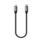 SATECHI USB-C to Lightning Charging Cable [MFi Certified] – 10 Inches / 25 cm – For iPhone 14 Pro/14/14 Plus, iPhone 13 Pro Max/13 Pro/13 Mini/13, iPhone 12 Pro Max/12 Mini/12, XS Max/XS/XR/X