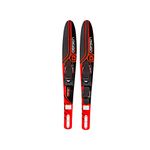 O'Brien Vortex Widebody Combo Water Skis 65.5", Red, Crimson (2181130)