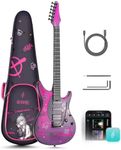 Enya Electric Guitar Inspire 39" Smart Electric Carbon Fiber Guitarra with 15W Wireless Speaker, 20 Distinct Tones, Onboard Presets, Charging Cable, Adjusting Wrench, and Gig Bag