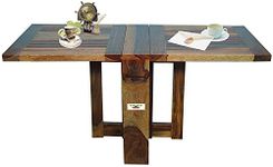 ROOTWOOD Sheesham Wood Folding Coffee Table for Living Room | Center Table | Provincial Teak Finish