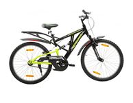 Hercules StreetRider ZX 26T Track Bike/Mountain, 10 Cm Frame, U Brake, Rigid Suspension, Single Speed Cycle for Men, Black