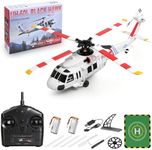 Hylukon K270 RC Helicopter, UH-60L Black Hawk RC Military Helicopter, 4 Channel Helicopter with 6G Gyro, Signal Loss, One Key Function, Optical Flow, Brushless Motor Ultimate RC for Beginners & Pros