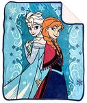 Jay Franco Disney Frozen Springtime Baby Sherpa Throw Blanket - Measures 50 x 60 inches, Kids Bedding Features Elsa & Anna - Fade Resistant Super Soft - (Official Disney Product)
