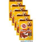 pedigree meat jerky grilled liver 80gm combo (pack of 5)