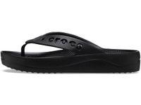 Crocs Women's Via Platform Flip Sandal, Black, 5 UK