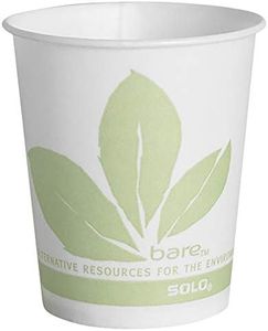 SOLO R53BB-JD110 Treated Paper Water/Refill Cup, 5 oz. Capacity, 2.5" x 2.8", Bare (Case of 3,000)