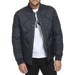 Calvin Klein Mens Reversible Diamond Quilted Jacket, Reversible True Navy, Large