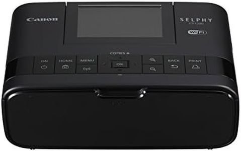 Canon SELPHY CP1300 Compact Portable Photo Printer | Support For Photo's, Photo Collages, Stickers | Direct Printing From Smart Devices, Computers & SD Card Via Wi-Fi And USB