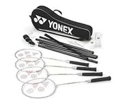YONEX 4 Player Badminton Set, Black