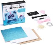 Neliblu Amazaque DIY String Art - 3D String Art Canvas Supplies - Craft Kit for Kids - Arts and Crafts Projects - String Art Kits for Kids and Adults - Family Bonding Activity - Peace String Art