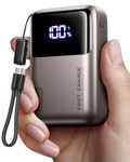 INIU Laptop Power Bank, Mini 20000mAh 65W Fast Charging Portable Charger, Battery Pack with USB C Cable, Phone Powerbank for Flight Travel Essentials, for iPhone 17 16 Pro Max, Samsung S25, iPad etc