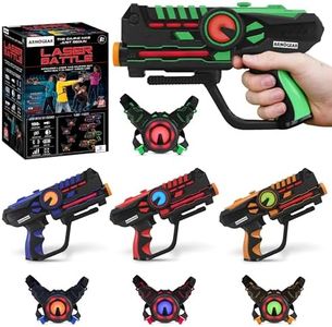 ArmoGear Infrared Laser Tag Guns and Vests - Laser Battle Mega Pack Set of 4 - Infrared 0.9mW
