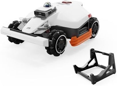 Mammotion LUBA 3 AWD 3000H Robot Lawn Mower with Garage, 0.75 Acre, 360° LiDAR+NetRTK+AI Vision, All-Wheel-Drive for 80% Slopes, 30 Multi-Zone Management, Cutting Height 2.2"-4.0"