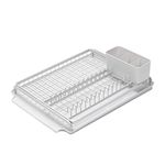 Brabantia 117428 Dish Drainer, Light Grey, 49 x 38.5 x 14 cm, Large