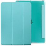 KHOMO iPad 10.2 2019 Case (7th Generation) with See Though Transparent Back Cover - Dual Hybrid Series (Mint Green)