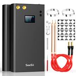 Spot Welder, Seesii 11000mA-h Battery Spot Welder with LCD Screen Upgraded Enhanced 80 Gears Adjustable Portable Mini Spot Welder with 2x5M Nickel Sheet & 4X4 Holders