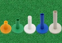 FINGER TEN Golf Rubber Tees for Driving Range Mats Value 5 Pack, Durable for Practice Mat Top Holder Indoor Outdoor Multicolor (1.5, 1.8, 2.3, 2.7, 3.13)