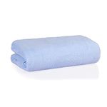 Glivary Microfiber 300 TC Large Bath Towels | (70X140) Extra Soft Plush & Quick Dry High Absorbency Large Size Towels For Bathing (Sky Blue)