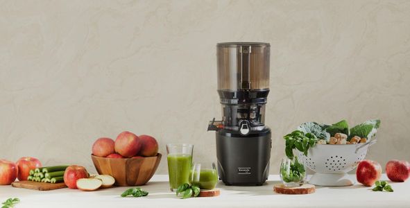 Kuvings AUTO10S Slow Juicer, 3L, 200W – Easy Care, Matt Pearl Black