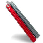 Finger Flip Tool,Adopting aluminum alloy material and bushing design,Sturdy and lightweight, Excellent balance,Great for Beginners (Red)